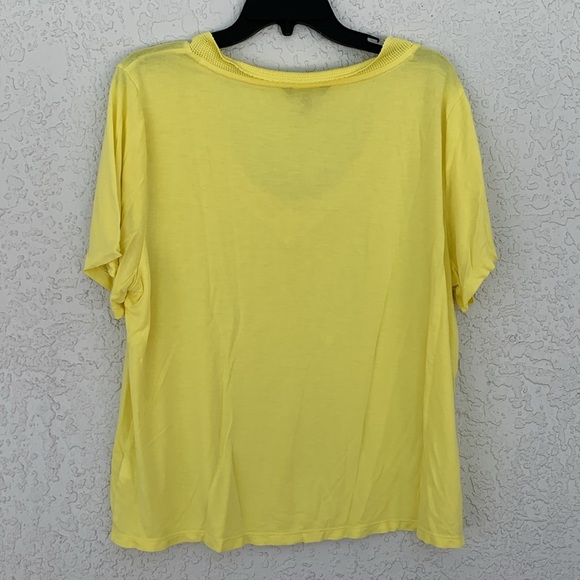 Banana Republic soft short sleeve v-neck top size XL - Picture 6 of 9